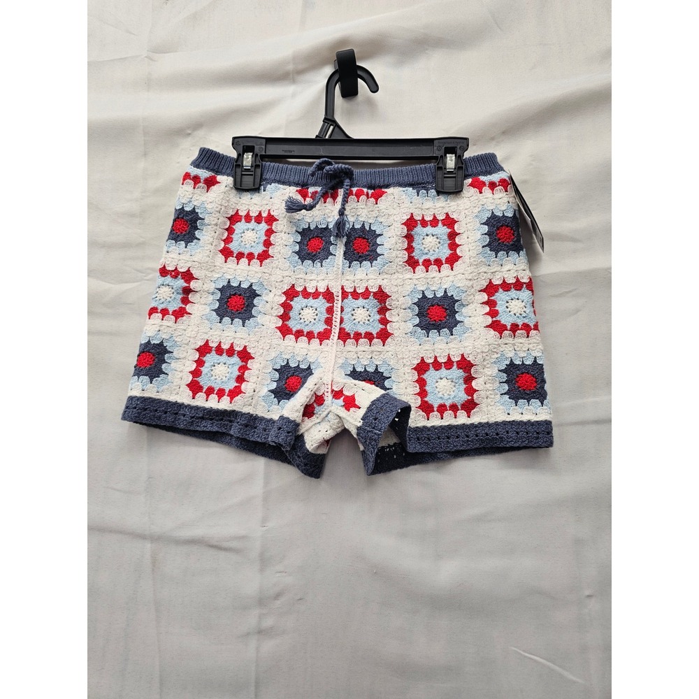 Art Class Girls Crochet Shorts Red Cotton Blend Casual Size Medium